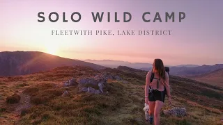 Solo Wild Camp on Fleetwith Pike - Lake District (plus 5 tips for confidence in solo camping)