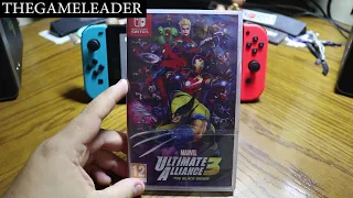 Marvel Ultimate Alliance 3: The Black Order (Nintendo Switch) - Unboxing + Intro Menu Gameplay