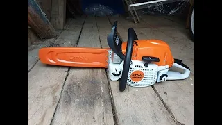 STIHL  MS 291- First start after purchase