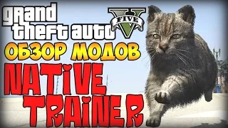 Обзор Модов GTAV #1 - САМЫЙ ПЕРВЫЙ МОД!!! (Native Trainer)