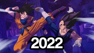 Evolution of Goku vs Vegeta 1989-2022