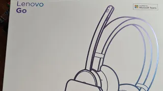 Lenovo GO Wireless ANC Headset with Charging stand unpacking