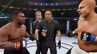 Mike Tyson vs. Big Potato (EA Sports UFC 2) - CPU vs. CPU 🥊