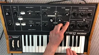 Moog Prodigy Demo