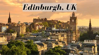 Edinburgh, UK Tour by drone [4k]