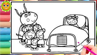 Pedro Ponny in hospital .  Peppa Pig Official Full Episodes . Peppa Pig coloring pages