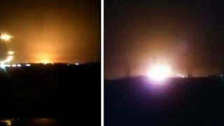 Drivers film what appears to be the moment Ukrainian plane crashes in Iran