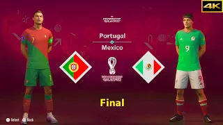 FIFA 23 | PORTUGAL vs. MEXICO | RONALDO vs. JIMENEZ | FIFA WORLD CUP FINAL | [4K]