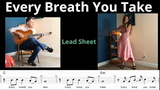 Every Breath You Take | Violin & Guitar | Lead Sheet