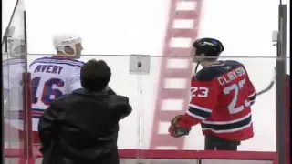 David Clarkson and Sean Avery Verbal Fighting 3/25/2010