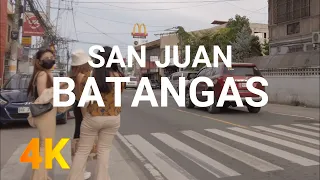 San Juan, Batangas | WALKING TOUR | Nomadic Ph | 4K