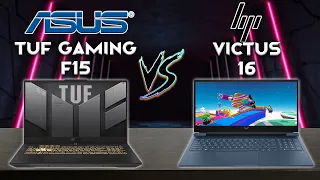 Victus 16 vs Tuf gaming F15 | 2023 | These are the Best Entry Gaming Laptops | Tech compare