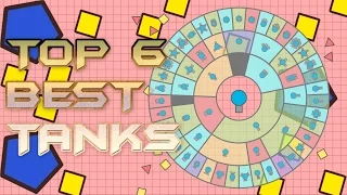 TOP 6 OVERALL BEST CLASSES / TANKS | Diep.io