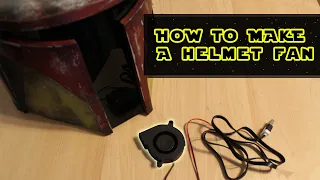 How to make a Mandalorian helmet fan.