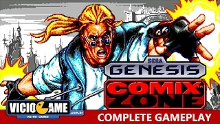 Comix Zone (1995) - Sega Genesis / Mega Drive - Complete Gameplay