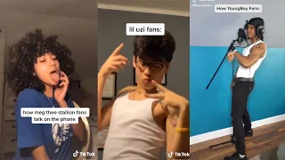 rappers' fans be like TIKTOK compilation