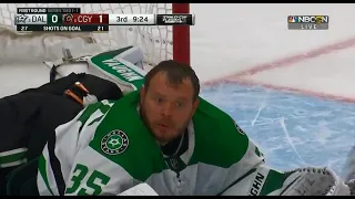 Anton Khudobin Gets Scored On and Hit With DDT | Stars vs Flames 8-14-20