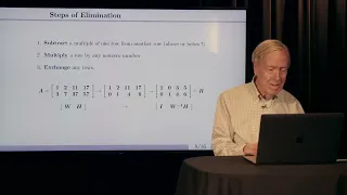 Part 6: Finding the Nullspace: Solving Ax = 0 by Elimination