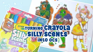 Drawing Anime Furry OCs Inspired by Crayola Markers ★ Silly Scents