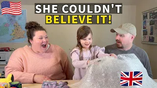 American Family Opens UK PO Box Parcels - Her Dream Came True! ❤️