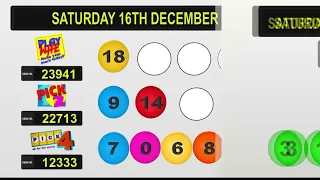 Nlcb Draw Results Saturday 16th December 2023