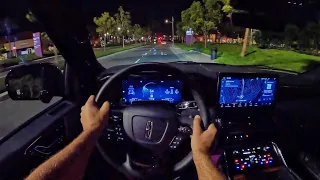 2022 Lincoln Navigator Black Label POV Night Drive (3D Audio)(ASMR)