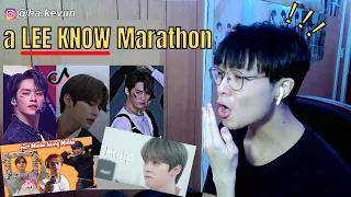 a gay reacts to STRAY KIDS LEE KNOW TIKTOKS and MOMENTS