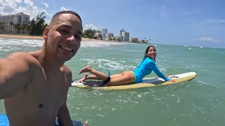 Surfing La 8 & Pine Grove | San Juan, Puerto Rico 🇵🇷