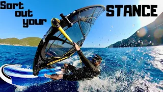 How to adapt your STANCE to improve your windsurfing!   | #insta360