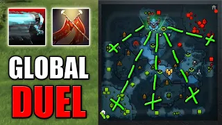 Global Duel combo [Charge of Darkness + Duel] Dota 2 Ability draft