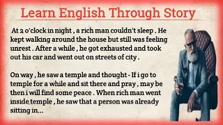 Learn English Through Story | English Story | English Listening Practice