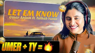 Umer Anjum - Let Em Know ft. @TalhahYunus Song Reaction | Prod by @superdupersultan | Ashmita Reacts