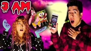 JAMÁS VEAS el SUICIDIO DE CALAMARDO a las 3 AM! Qué miedo! | Episodio perdido de Bob Esponja