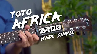 Toto - Africa guitar lesson tutorial MADE SIMPLE