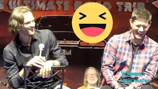 A Fan To Jared Padalecki 'You Look Really Good For Your Age' & Jensen LOSES IT!