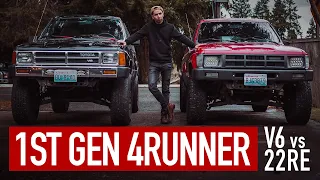 Compare 1st Gen Toyota 4Runner, 22RE vs V6, which one is better?