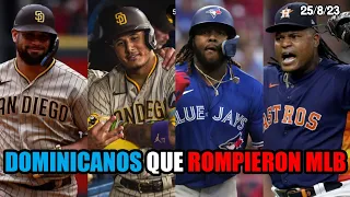 VLADDY JR, MANNY MACHADO, GARY SÁNCHEZ Y FRAMBER VALDEZ ¡BRILLAN! - DOMINICANOS QUE ROMPIERON MLB