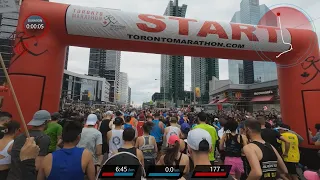 2023 Toronto Half Marathon Vlog, 1:35 pacer, from start line to finish line.