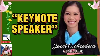 KEYNOTE SPEAKER || 2022 || JOCEL C. ACEDERA || CUM LAUDE GRADUATION RITES||FILIPINO ACADEMY OFFICIAL
