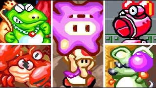 Super Mario Advance - All Bosses With Toad (No Damage - 4k 60fps).