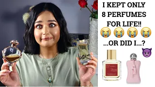 I'M KEEPING ONLY 8 PERFUMES FOR LIFE...| PERFUME COLLECTION 2020 | Paulina Schar