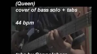 BASS LESSON: QUEEN´s "Dragon Attack" bass solo