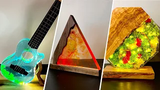 5 Amazing Epoxy Resin DIY Ideas - Lamps - Resin Art