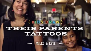 Miles Designs His Mom's First Tattoo | Kids Draw | Cut