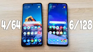 POCO M4 PRO 4/64 VS 6/128 - SPEED TEST. СТОИТ ЛИ ПЕРЕПЛАЧИВАТЬ?