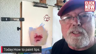 Secrets to painting amazing lips! Artist William A. Schneider