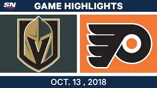 NHL Highlights | Golden Knights vs. Flyers - Oct. 13, 2018