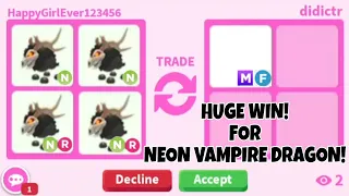 😱😛Omg! I Almost GOT VERY HIGH DEMAND MEGA NEON FOR 4 *NEW* NEON DIRE STAG! HUGE WIN FOR NEON VAMPIRE