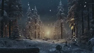 Medieval Winter Night Forest - Best Celtic Music, Music for Healing and Relaxation