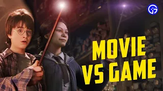 Hogwarts Legacy Game vs Harry Potter Early Comparison - Comparing LOCATIONS, CHARACTERS